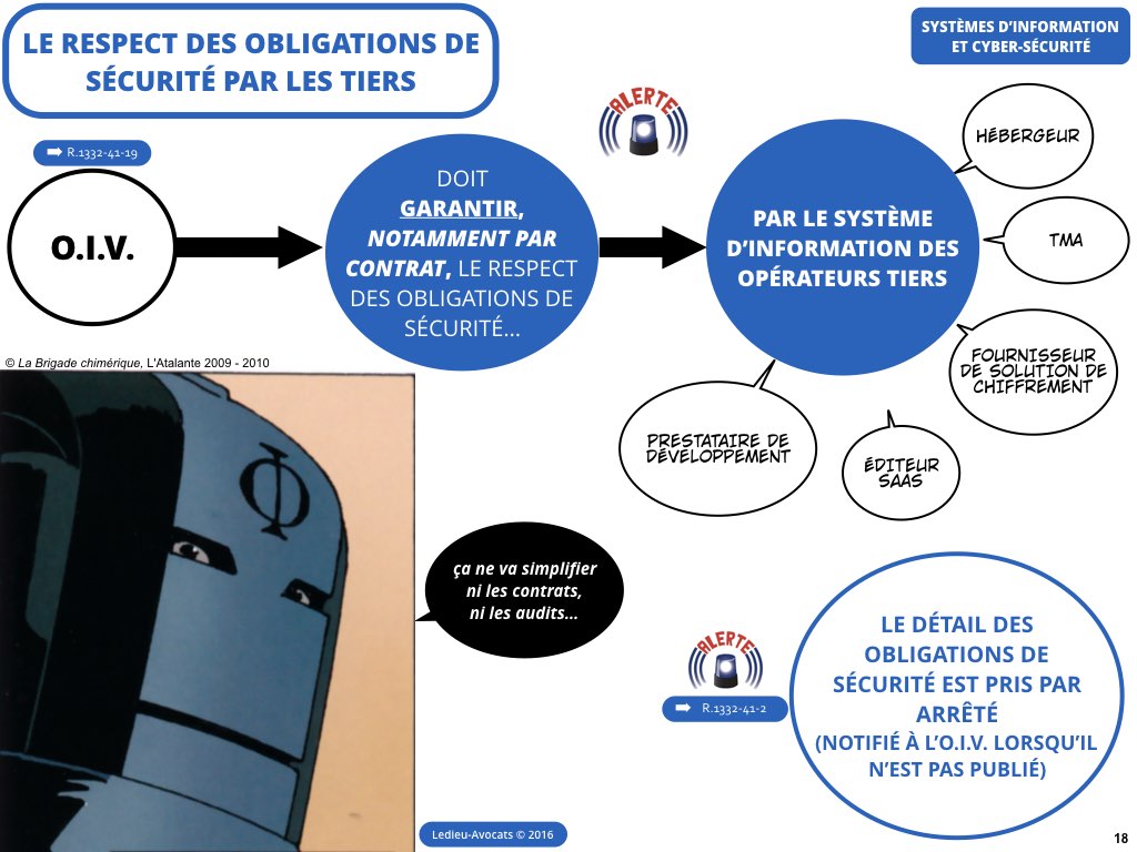 cybersécurité système Information OIV Ledieu avocat contrat droit nouvelles technologies logiciel SaaS DMP web métadonnées personnelles vFR4.11.018