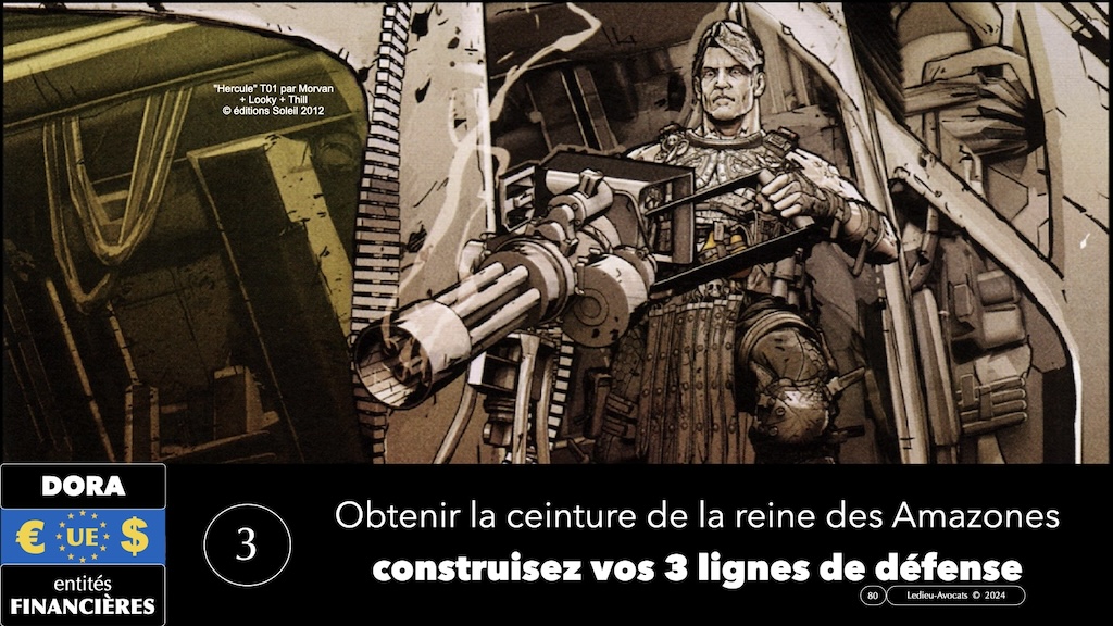 Construisez vos 3 lignes de défense les 12 travaux de DORA guide pratique pour une mise en conformité opérationnelle et réaliste Fonctions Critiques ou Importantes © Ledieu-Avocats