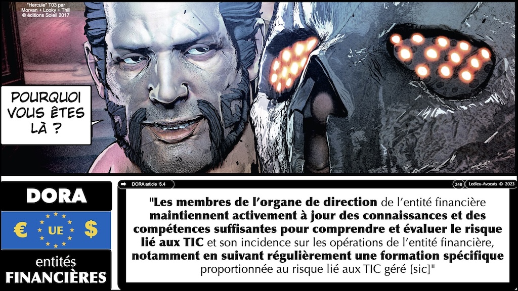 obligation de sensibilisation et de formation aux risques cyber les 12 travaux de DORA guide pratique pour une mise en conformité opérationnelle et réaliste Fonctions Critiques ou Importantes © Ledieu-Avocats 05-2024