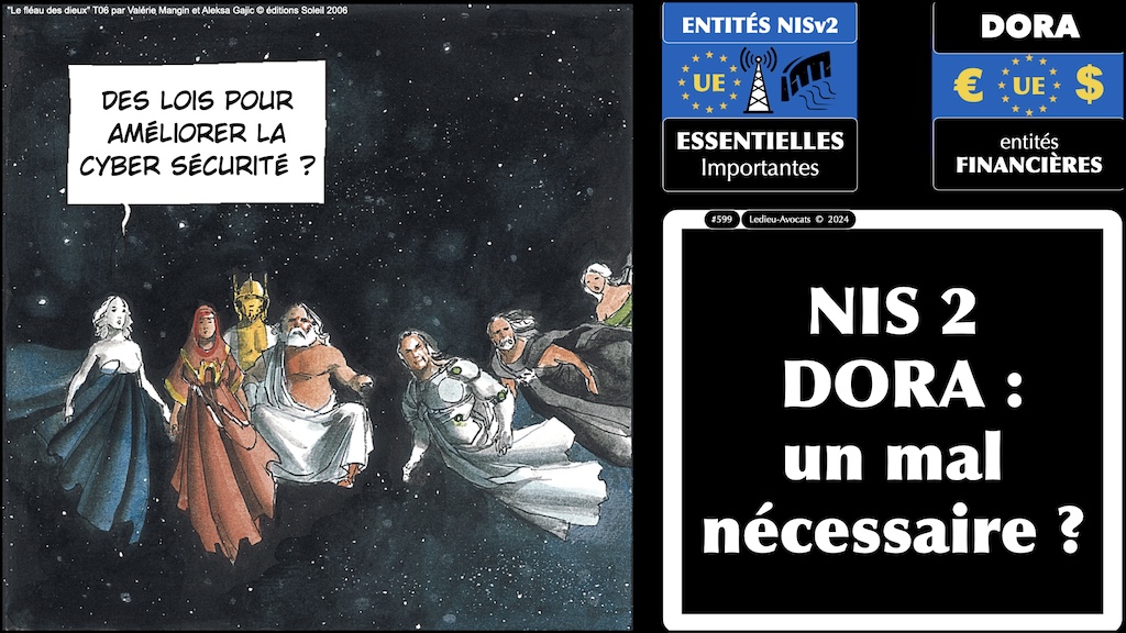NISv2 DORA législations cyber sécurité un mal nécessaire ? Concordance Club © Ledieu-Avocats 28 mai 2024