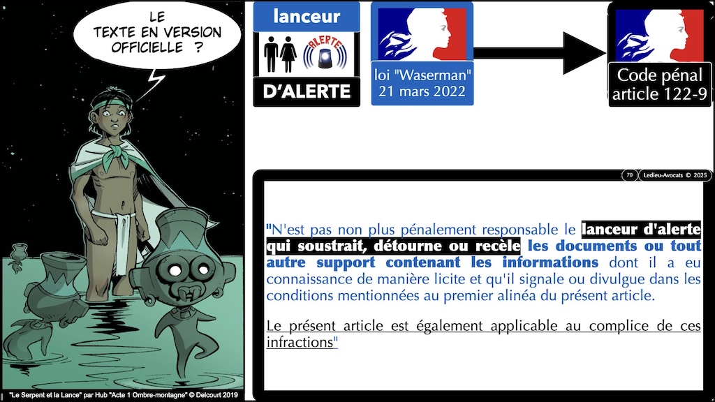 #635 Lanceur d'alerte les délits autorisés © Ledieu-Avocats 2025.070