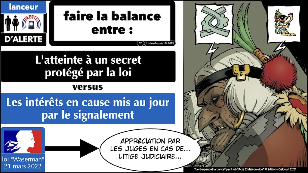 #636 Lanceur d'alerte QUELS FAITS divulguer ? loi Waserman 2022 © Ledieu-Avocats 2025.097