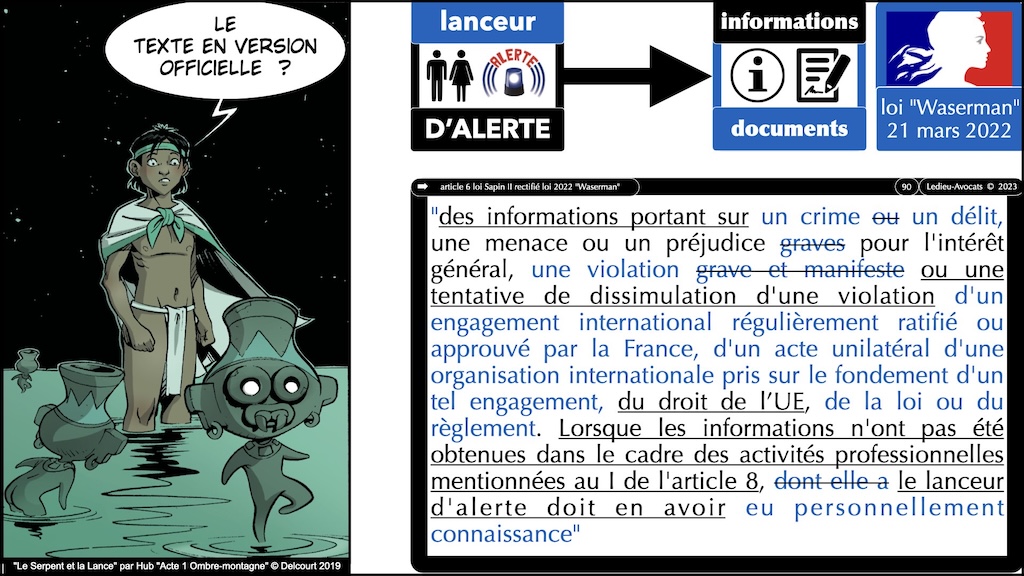 Lanceur d'alerte QUELS FAITS divulguer