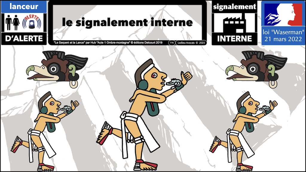 #638 Lanceur d'alerte le signalement interne à l'entreprise (avec ou sans procédure spécifique) loi Waserman © Ledieu-Avocats 2025.116