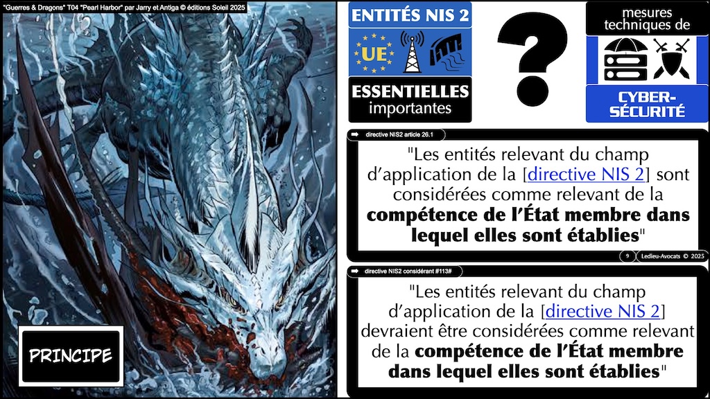 NIS2 mémo territorialité société-mère et filiales UE vFR1.70 © Ledieu-Avocats 2025.009