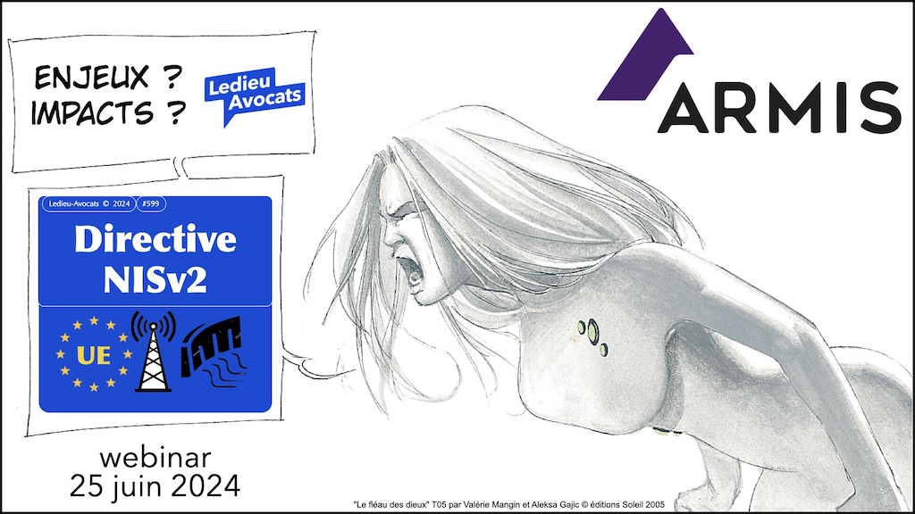 NIS2 enjeux et impacts webinar ARMIS © Ledieu-Avocats juin 2024
