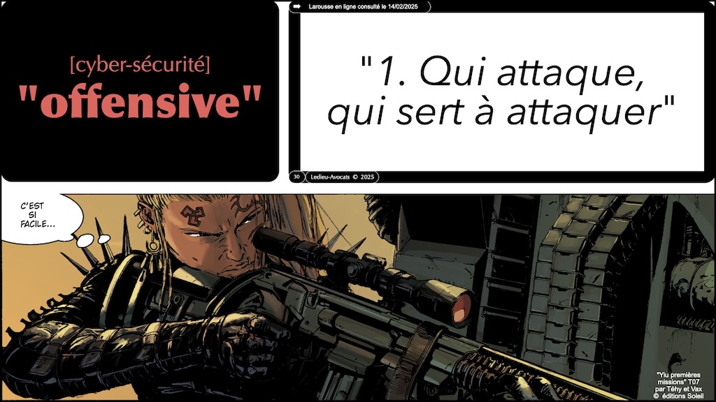 #648 cybersécurité offensive ou défensive CYBERSUP 1er juillet 2025 © Ledieu-Avocats.030