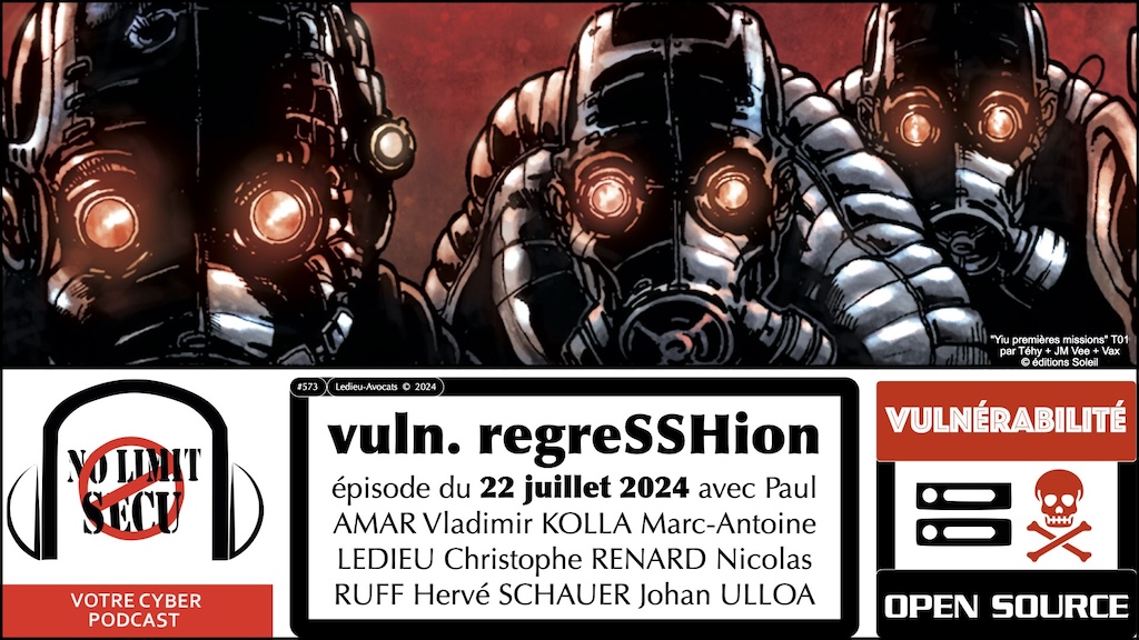 #573 La vulnérabilité regreSSHion du logiciel Open Source SSH [podcast NoLimitSecu du 22 juillet 2024]