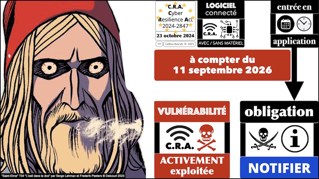 #687 CRA les obligations de notification - vulnérabilité activement exploitée et incident grave à répercussion #11 © Ledieu-Avocats.024