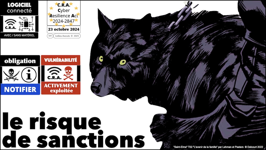 #687 CRA les obligations de notification - vulnérabilité activement exploitée et incident grave à répercussion #11 © Ledieu-Avocats.034