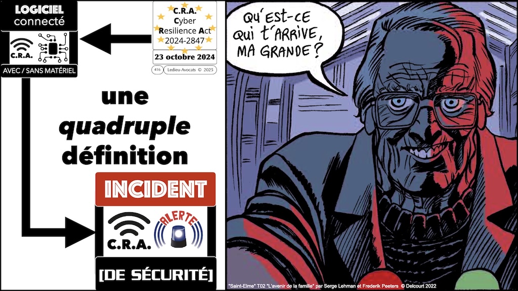 #687 CRA les obligations de notification - vulnérabilité activement exploitée et incident grave à répercussion #11 © Ledieu-Avocats.041
