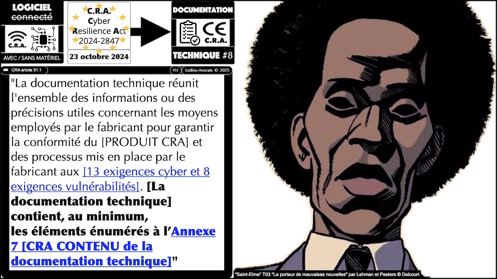 #688 CRA la documentation technique obligatoire Cyber Resilience Act #13 © Ledieu-Avocats.021