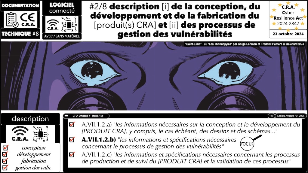 #688 CRA la documentation technique obligatoire Cyber Resilience Act #13 © Ledieu-Avocats.031