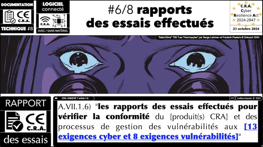 #688 CRA la documentation technique obligatoire Cyber Resilience Act #13 © Ledieu-Avocats.039