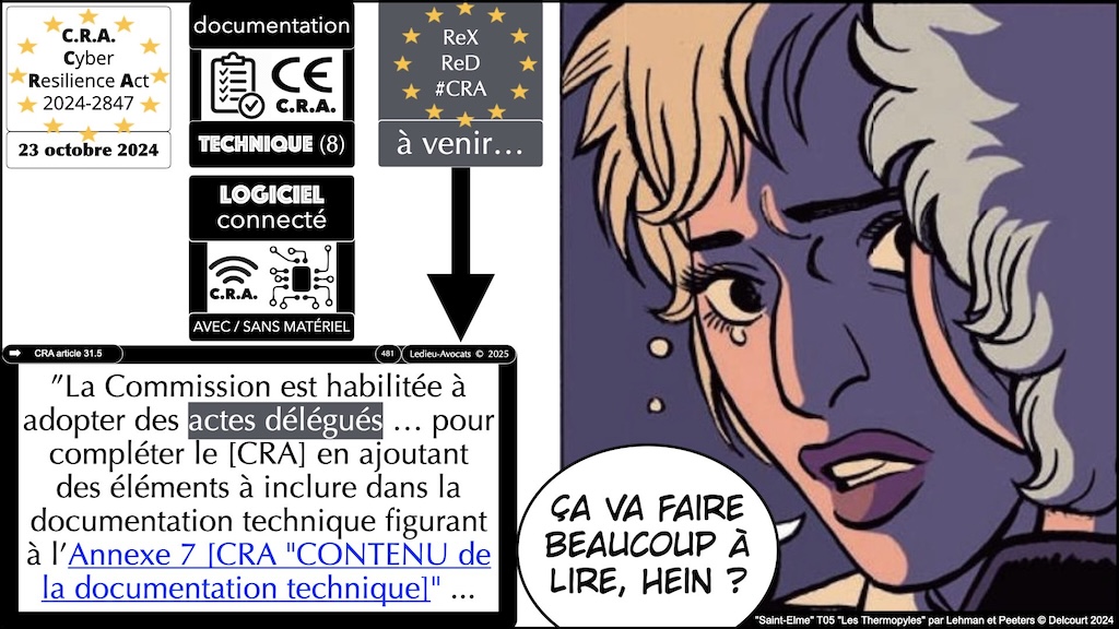#688 CRA la documentation technique obligatoire Cyber Resilience Act #13 © Ledieu-Avocats.050