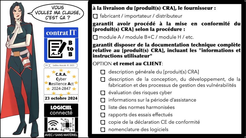 #688 CRA la documentation technique obligatoire Cyber Resilience Act #13 © Ledieu-Avocats.054