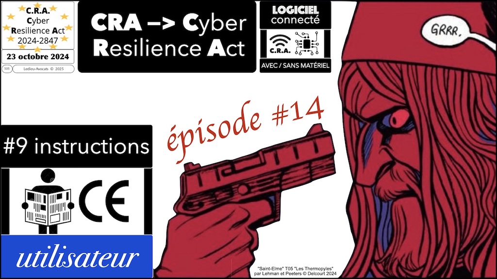 #689 CRA informations et instructions utilisateur Cyber Resilience #14 © Ledieu-Avocats 2025.018