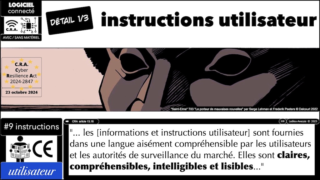 #689 CRA informations et instructions utilisateur Cyber Resilience #14 © Ledieu-Avocats 2025.021