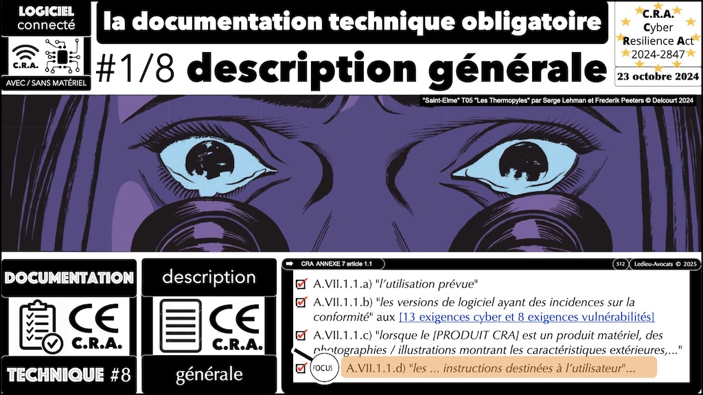 #689 CRA informations et instructions utilisateur Cyber Resilience #14 © Ledieu-Avocats 2025.025