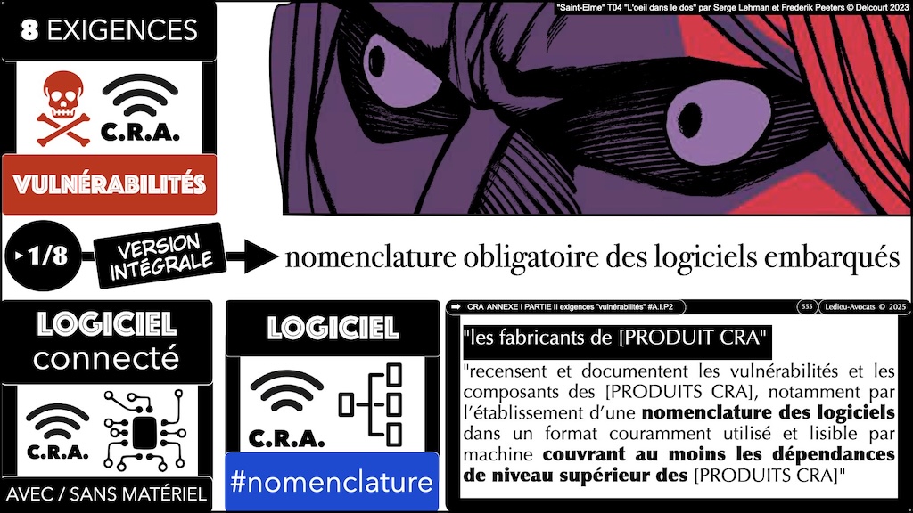 #690 CRA la nomenclature des logiciels Cyber Resilience Act #15 © Ledieu-Avocats.029