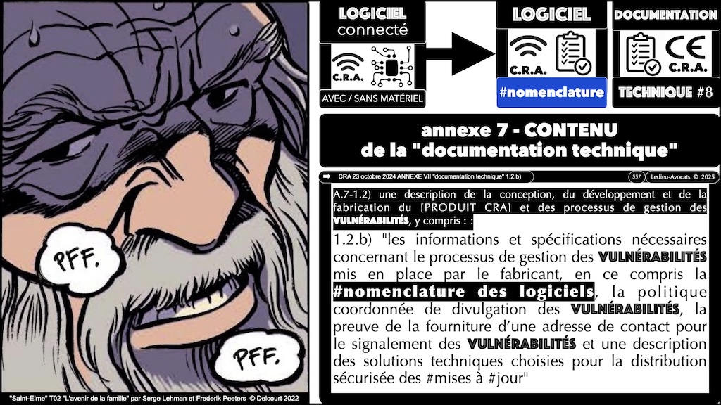 #690 CRA la nomenclature des logiciels Cyber Resilience Act #15 © Ledieu-Avocats.031