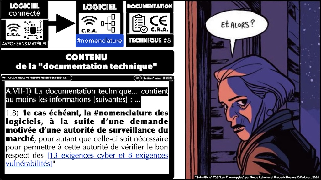 #690 CRA la nomenclature des logiciels Cyber Resilience Act #15 © Ledieu-Avocats.033