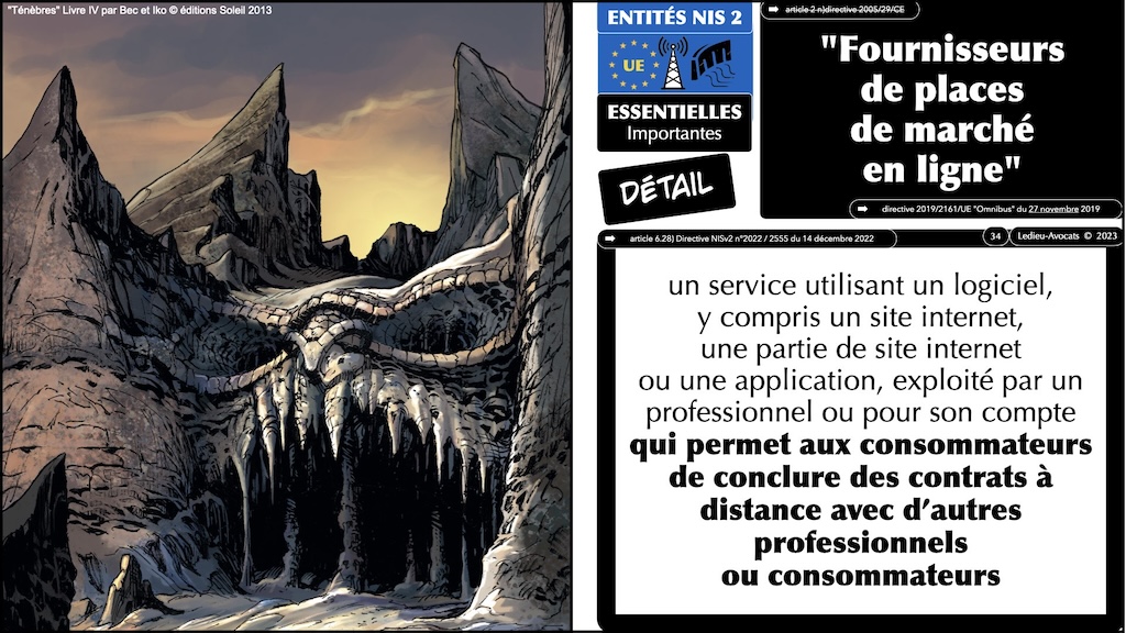 #588 NIS2 entités et réseaux critiques Règlement d'EXécution 2024-2690 du 17 octobre 2024 NUMEUM © Ledieu-Avocats.034