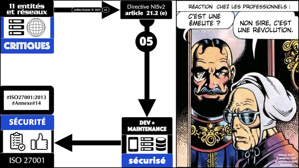 #588 NIS2 entités et réseaux critiques Règlement d'EXécution 2024-2690 du 17 octobre 2024 NUMEUM © Ledieu-Avocats.063