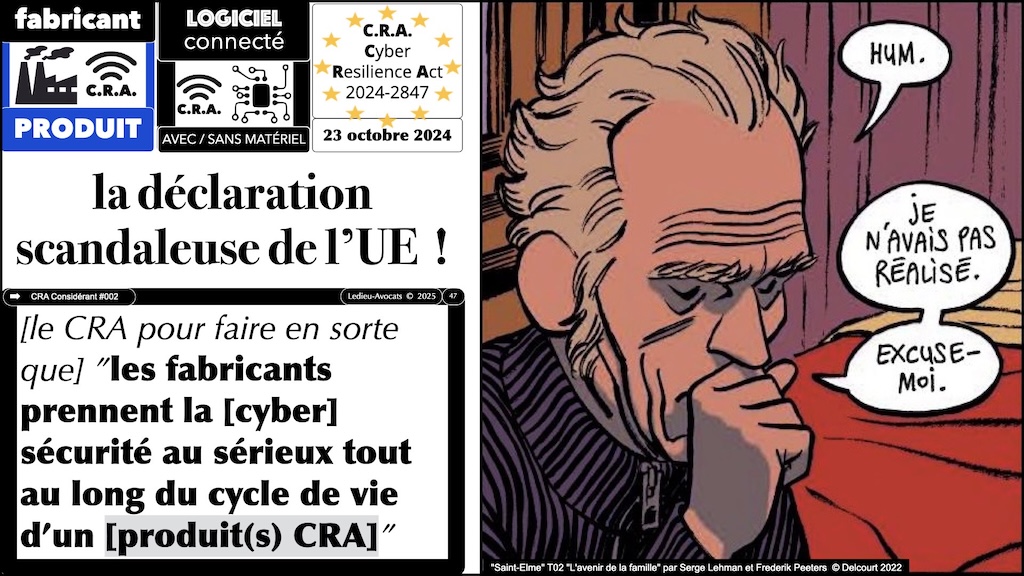 cybersécurité historique technique et juridique #680-4 le CHANGEMENT de STRATEGIE de l'UE ENSI CAEN 12 novembre 2025 SLIDES.047
