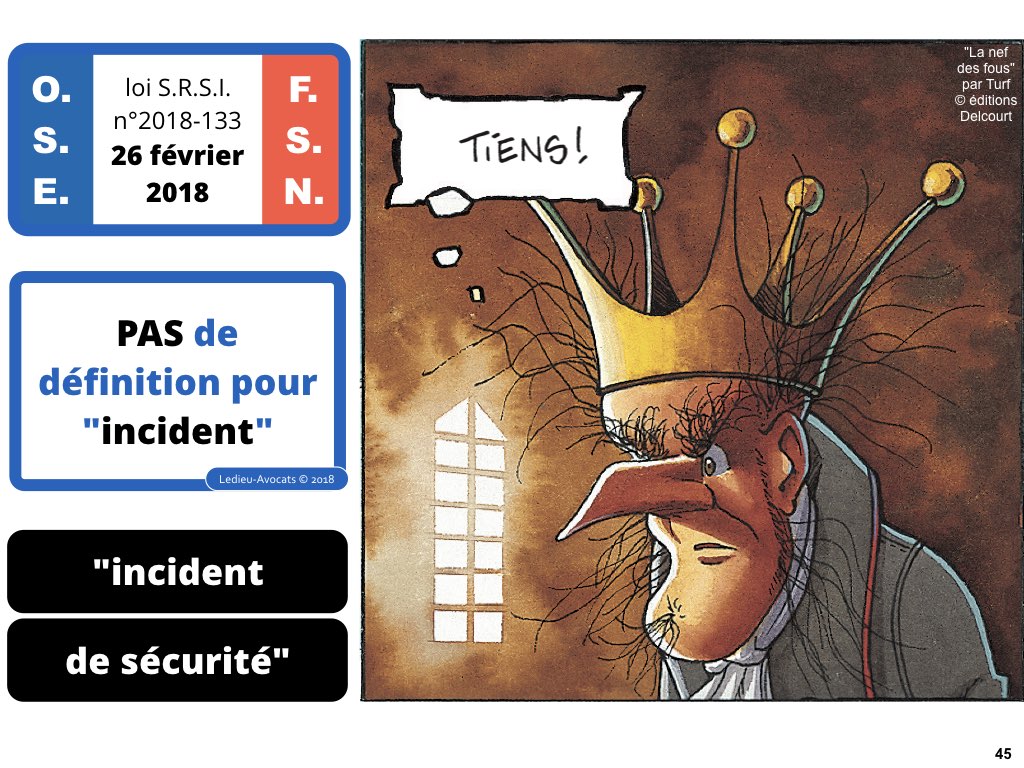 SRSI #1 securite des systemes dinformation-Operateurs de Service Essentiel 26 fevrier 2018-Directive NIS [© Ledieu-avocats] cyber-securite blockchain algorithme machine learning logiciel SaaS .045