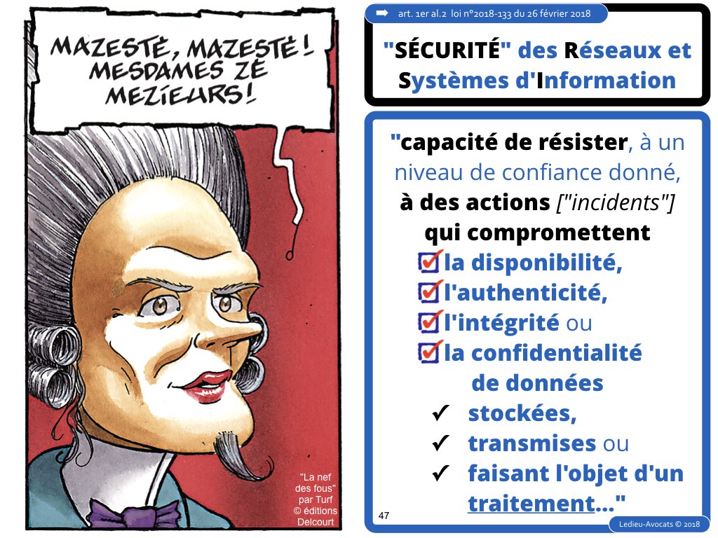 SRSI #1 securite des systemes dinformation-Operateurs de Service Essentiel 26 fevrier 2018-Directive NIS [© Ledieu-avocats] cyber-securite blockchain algorithme machine learning logiciel SaaS .047