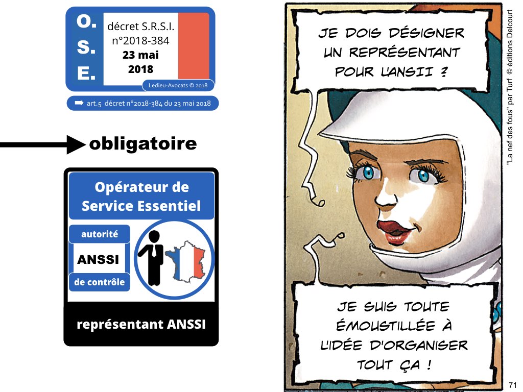 SRSI #1 securite des systemes dinformation-Operateurs de Service Essentiel 26 fevrier 2018-Directive NIS [© Ledieu-avocats] cyber-securite blockchain algorithme machine learning logiciel SaaS .071