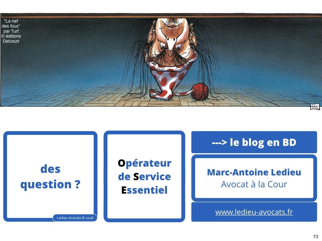 SRSI #1 securite des systemes dinformation-Operateurs de Service Essentiel 26 fevrier 2018-Directive NIS [© Ledieu-avocats] cyber-securite blockchain algorithme machine learning logiciel SaaS .073