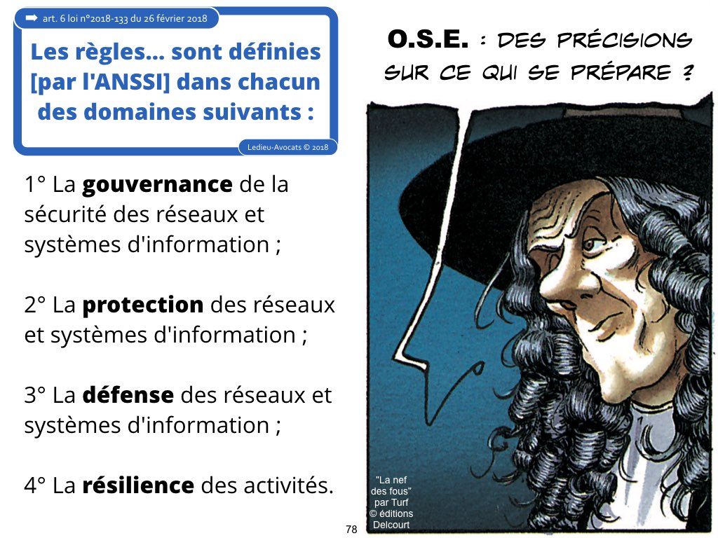 SRSI #1 securite des systemes dinformation-Operateurs de Service Essentiel 26 fevrier 2018-Directive NIS [© Ledieu-avocats] cyber-securite blockchain algorithme machine learning logiciel SaaS .078