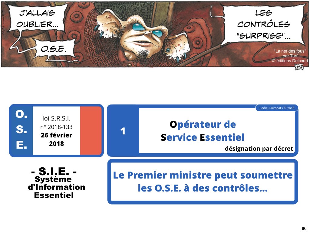SRSI #1 securite des systemes dinformation-Operateurs de Service Essentiel 26 fevrier 2018-Directive NIS [© Ledieu-avocats] cyber-securite blockchain algorithme machine learning logiciel SaaS .086