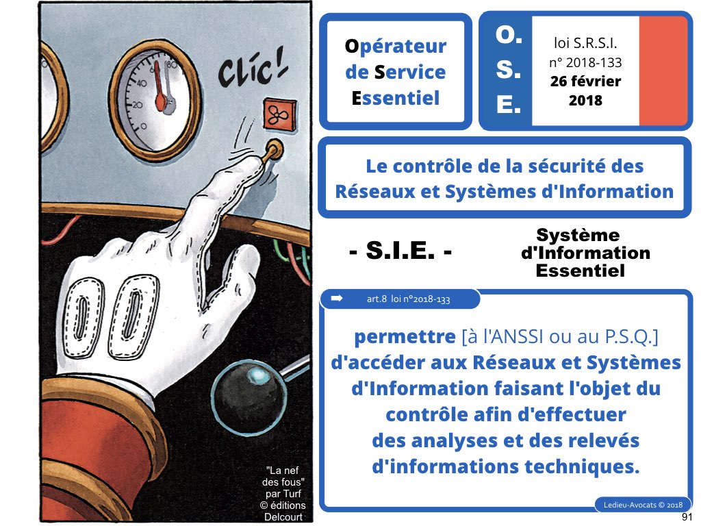 SRSI #1 securite des systemes dinformation-Operateurs de Service Essentiel 26 fevrier 2018-Directive NIS [© Ledieu-avocats] cyber-securite blockchain algorithme machine learning logiciel SaaS .091