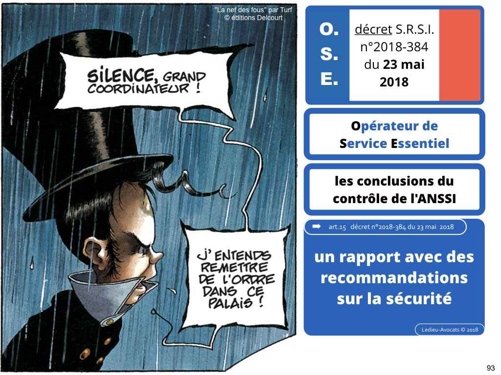 SRSI #1 securite des systemes dinformation-Operateurs de Service Essentiel 26 fevrier 2018-Directive NIS [© Ledieu-avocats] cyber-securite blockchain algorithme machine learning logiciel SaaS .093