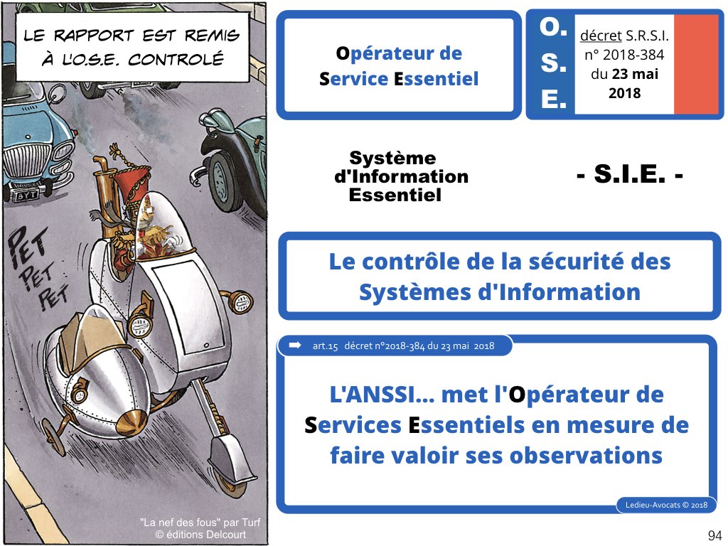 SRSI #1 securite des systemes dinformation-Operateurs de Service Essentiel 26 fevrier 2018-Directive NIS [© Ledieu-avocats] cyber-securite blockchain algorithme machine learning logiciel SaaS .094