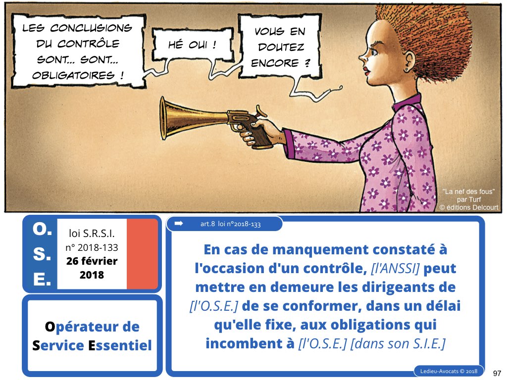 SRSI #1 securite des systemes dinformation-Operateurs de Service Essentiel 26 fevrier 2018-Directive NIS [© Ledieu-avocats] cyber-securite blockchain algorithme machine learning logiciel SaaS .097
