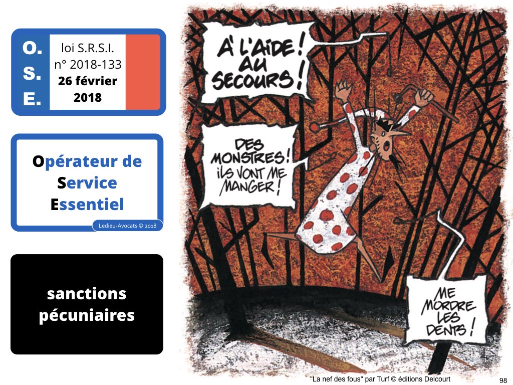 SRSI #1 securite des systemes dinformation-Operateurs de Service Essentiel 26 fevrier 2018-Directive NIS [© Ledieu-avocats] cyber-securite blockchain algorithme machine learning logiciel SaaS .098