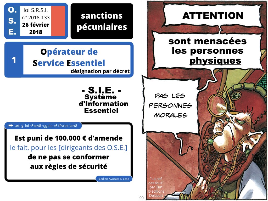 SRSI #1 securite des systemes dinformation-Operateurs de Service Essentiel 26 fevrier 2018-Directive NIS [© Ledieu-avocats] cyber-securite blockchain algorithme machine learning logiciel SaaS .099