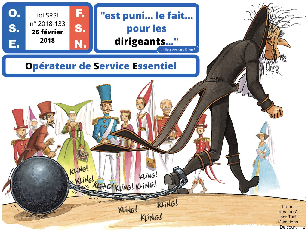 SRSI #1 securite des systemes dinformation-Operateurs de Service Essentiel 26 fevrier 2018-Directive NIS [© Ledieu-avocats] cyber-securite blockchain algorithme machine learning logiciel SaaS .112
