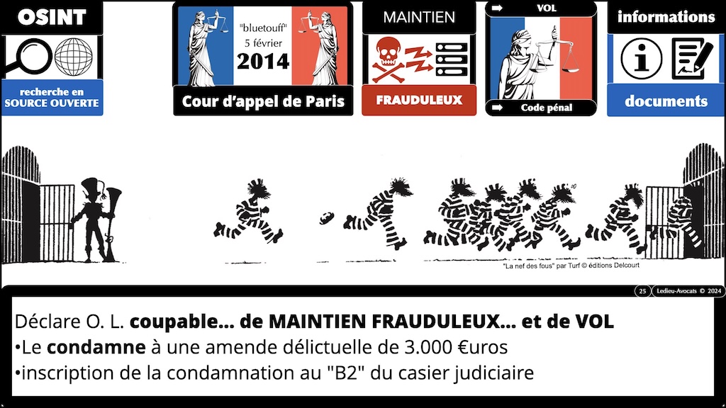 #599 droit de l'OSINT avec FOCUS droit de la preuve judiciaire DU Criminologie Université de Bordeaux 11 décembre 2024 © Ledieu-Avocats.025