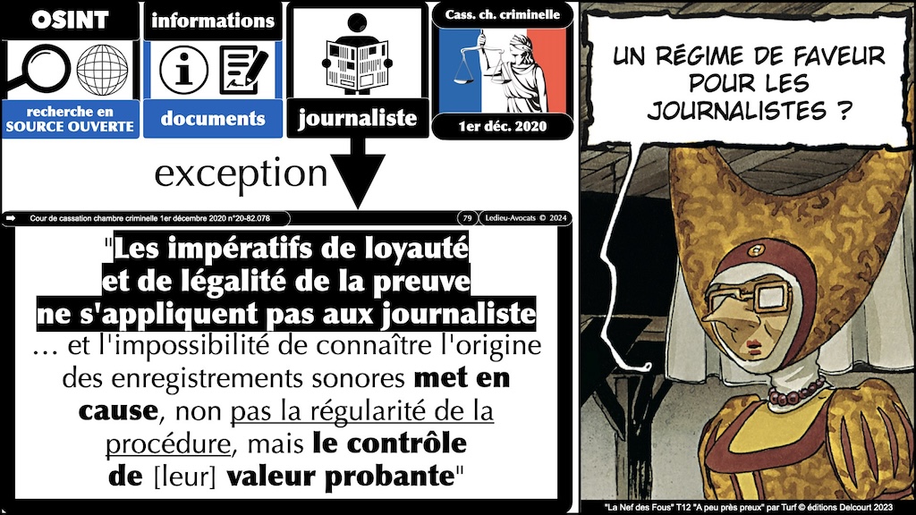 #599 droit de l'OSINT avec FOCUS droit de la preuve judiciaire DU Criminologie Université de Bordeaux 11 décembre 2024 © Ledieu-Avocats.079