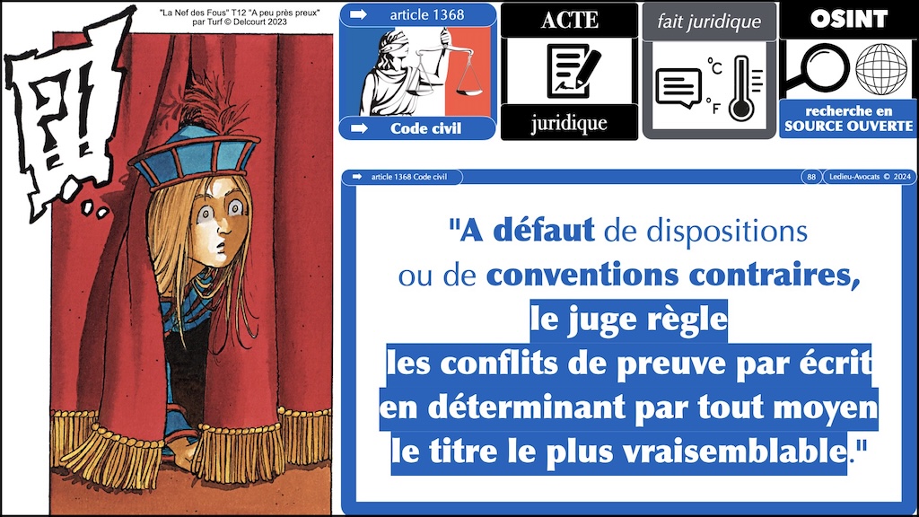 #599 droit de l'OSINT avec FOCUS droit de la preuve judiciaire DU Criminologie Université de Bordeaux 11 décembre 2024 © Ledieu-Avocats.088