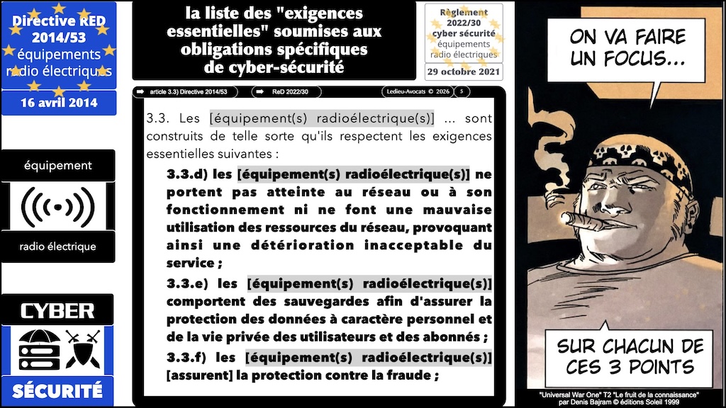 #726 Directive RED les exigences cybersécurité des équipements radioélectriques épisode #06 © Ledieu-Avocats 27-12-2025.005