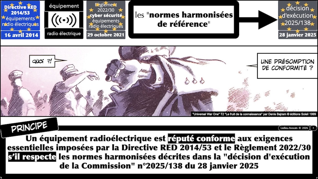 #728 directive RED les normes harmonisées de cyber-sécurité des équipements radioélectriques épisode #08 © Ledieu-Avocats 27-12-2025.003