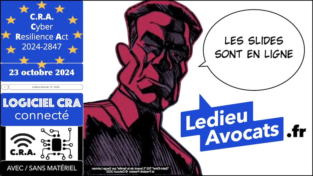 #715 comprendre le périmètre du CRA SERMA Safety & Security techno days 28 janvier 2026 © Ledieu-Avocats 27-01-2026.003