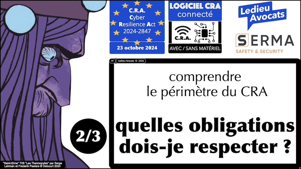 #715 comprendre le périmètre du CRA SERMA Safety & Security techno days 28 janvier 2026 © Ledieu-Avocats 27-01-2026.020