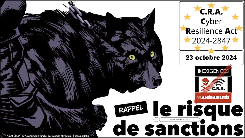 #612 CRA 8 mesures vulnérabilités obligatoires pour [PRODUITS avec LOGICIEL connecté] Cyber Resilience Act #07 [18 février 2025] © Ledieu-Avocats.057